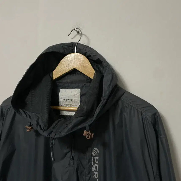 [BUNJANG] Code:graphy Rouge Fit Half-Zip Hoodie Anorak / 105-110 코드그라피 루즈핏 반집업 후드 아노락 정품