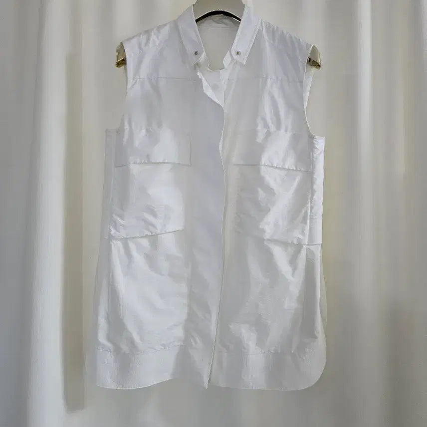 [BUNJANG] System White Blouse / 시스템 화이트 블라우스