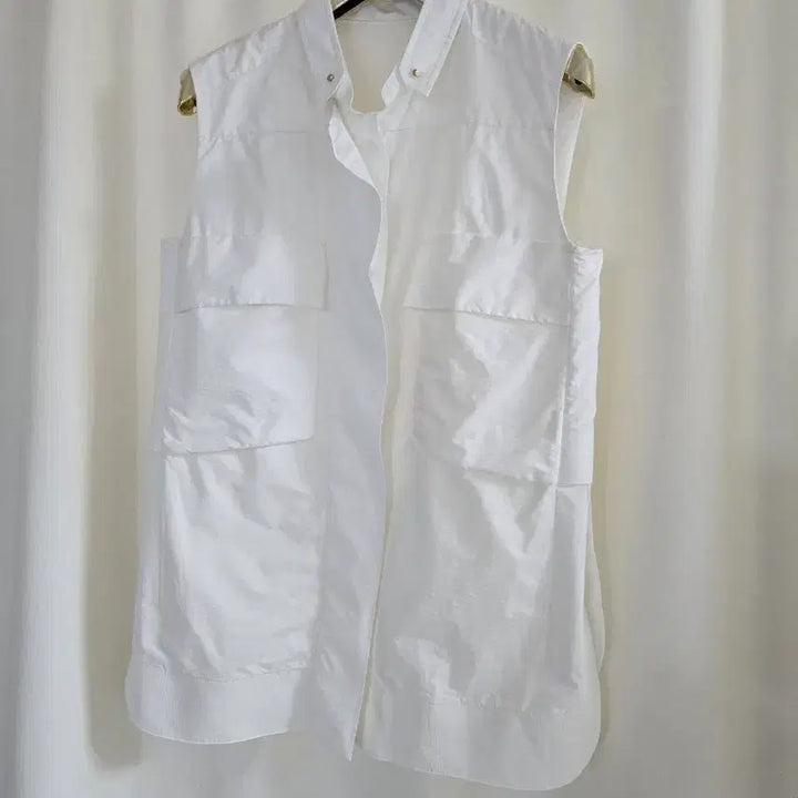 [BUNJANG] System White Blouse / 시스템 화이트 블라우스