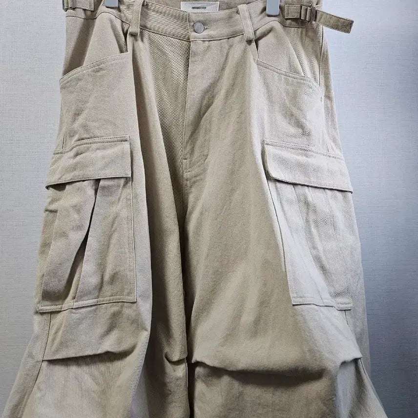 [BUNJANG] Nonnode Side Cargo Shorts Beige / 논노드 사이드 카고 쇼츠 베이지 3