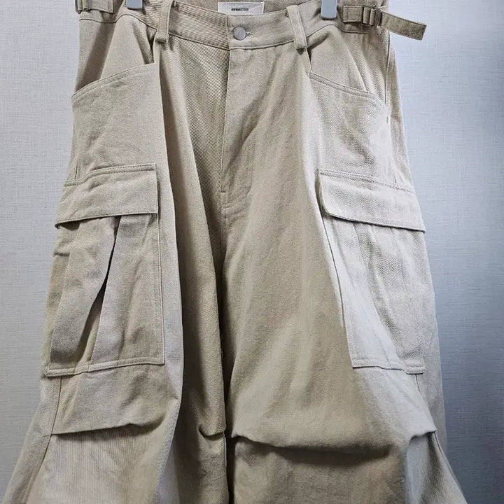 [BUNJANG] Nonnode Side Cargo Shorts Beige / 논노드 사이드 카고 쇼츠 베이지 3