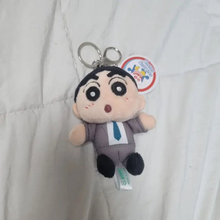 [BUNJANG] Crayon Shin-chan Bundle Set: Shinnosuke &amp; Shin-chan Keyring Plush Dolls / [일괄]짱구는 못말려 짱구 철수 키링 인형