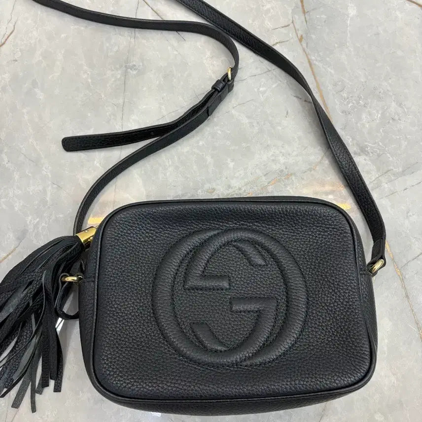 [BUNJANG] Gucci Soho Disco Tassel Leather Crossbody Bag / [정품] 구찌 소호 디스코 태슬 레더 크로스백