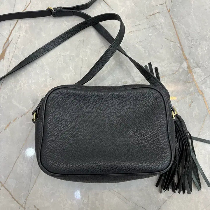 [BUNJANG] Gucci Soho Disco Tassel Leather Crossbody Bag / [정품] 구찌 소호 디스코 태슬 레더 크로스백