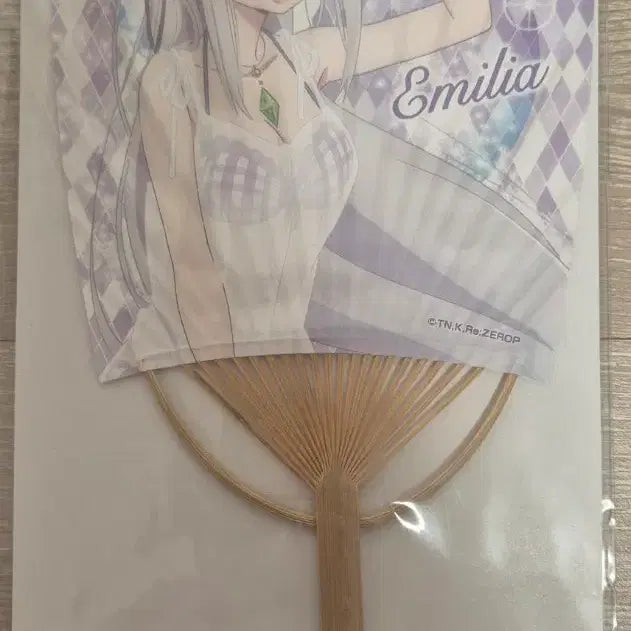 [BUNJANG] Re:Zero Mini Uchiwa Fan Set (4 Types) / 리제로 미니 부채(우치와) 4종 세트