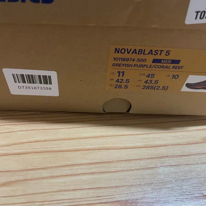 [BUNJANG] Asics NovaBlast 5 Running Shoes (285mm) / 아식스 노바블라스트5 285사이즈 팝니다.