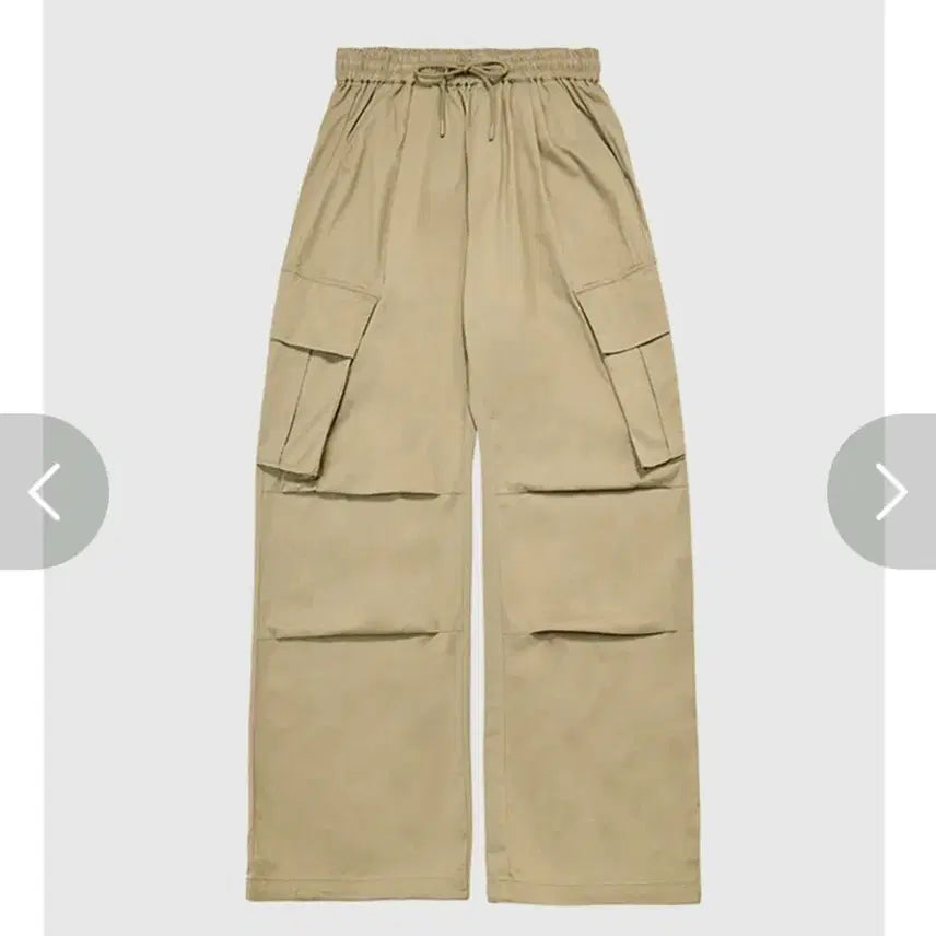 [BUNJANG] Hanten Cotton Cargo Wide Pants / [새상품]행텐코튼카고와이드팬츠