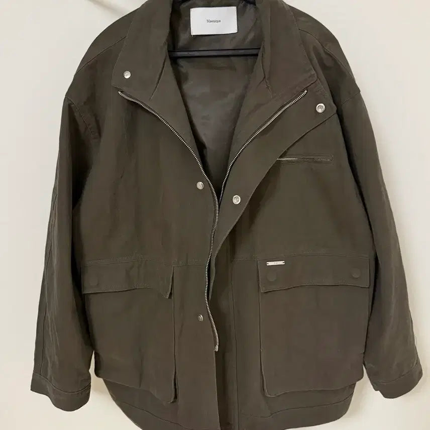 [BUNJANG] Oversized Cotton Field Jacket (Brown) / 오버핏 코튼 야상자켓 (브라운)