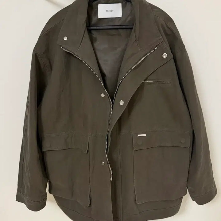 [BUNJANG] Oversized Cotton Field Jacket (Brown) / 오버핏 코튼 야상자켓 (브라운)