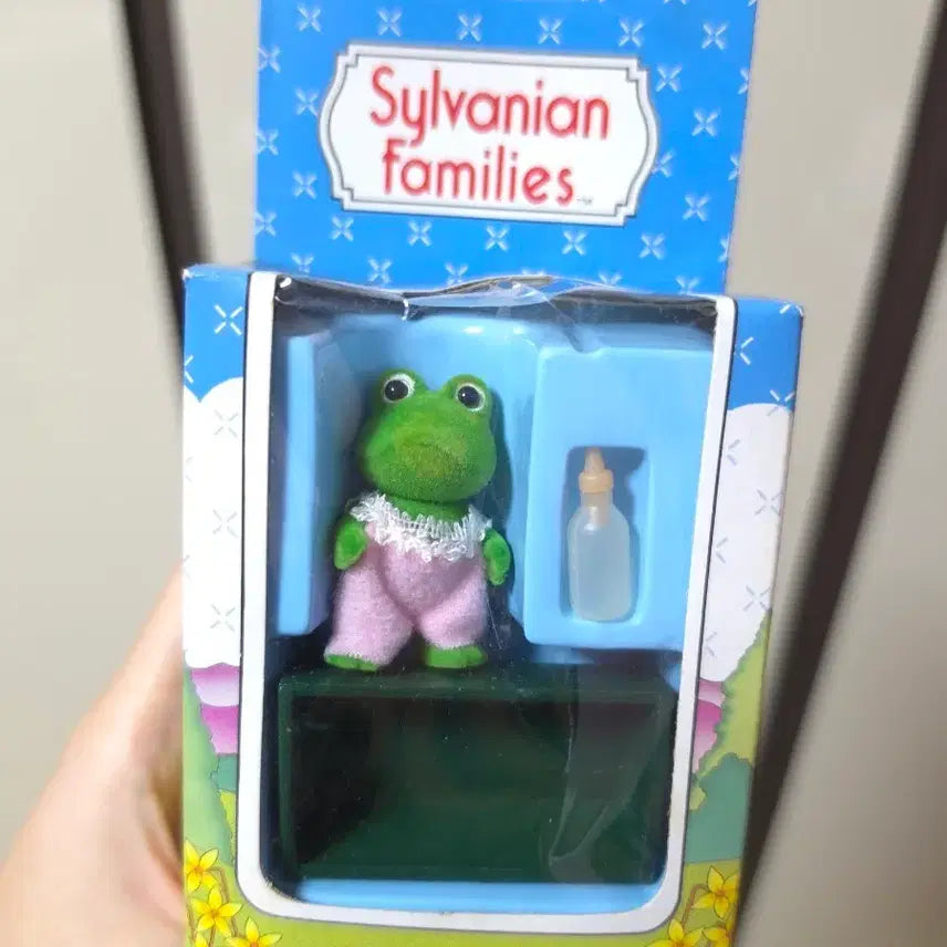 [BUNJANG] Sylvanian Families Old Rare Item Frog Baby / 실바니안 올드레어템 개구리 아기