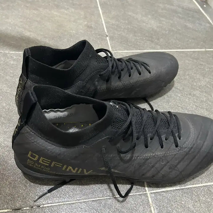 [BUNJANG] DEFINIV Black AG Stud Football Boots / DEFINIV 축구화