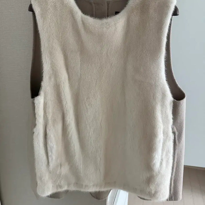 [BUNJANG] TIME Mink Vest / 한섬 타임 밍크 베스트