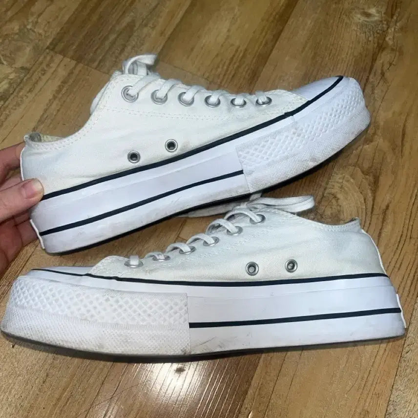 [BUNJANG] Converse Chuck Taylor All Star Lift White 240mm / 컨버스 척테일러 올스타 리프트 흰색 240