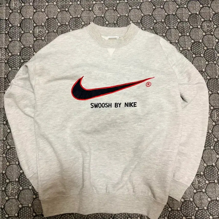 [BUNJANG] Nike 90s Big Swoosh Sweatshirt / (M) 나이키 90s 빅 스우시 스웻셔츠 맨투맨