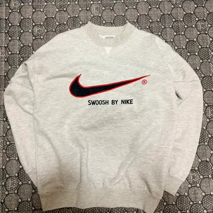 [BUNJANG] Nike 90s Big Swoosh Sweatshirt / (M) 나이키 90s 빅 스우시 스웻셔츠 맨투맨