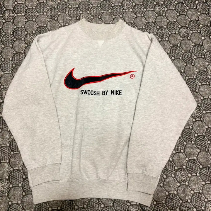 [BUNJANG] Nike 90s Big Swoosh Sweatshirt / (M) 나이키 90s 빅 스우시 스웻셔츠 맨투맨