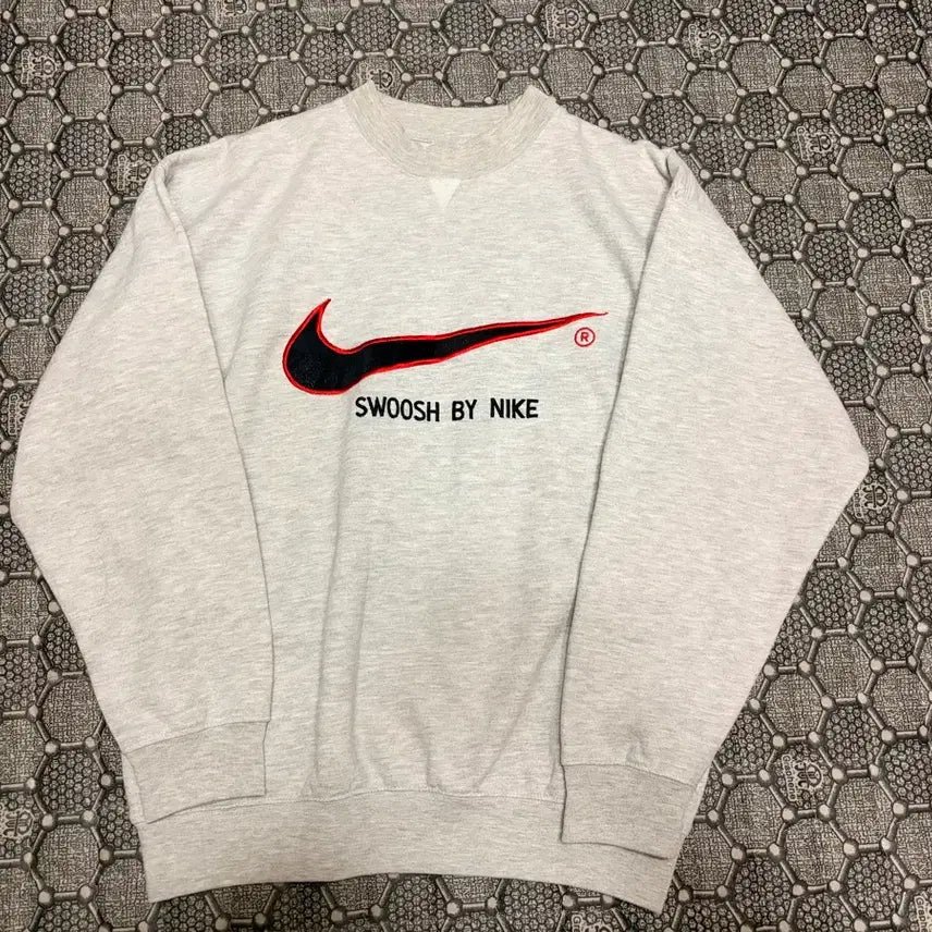 [BUNJANG] Nike 90s Big Swoosh Sweatshirt / (M) 나이키 90s 빅 스우시 스웻셔츠 맨투맨