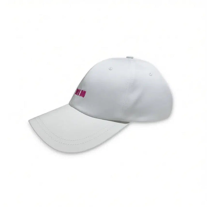 [BUNJANG] MSGM White Logo Cotton Twill Baseball Cap / MSGM 화이트 볼캡 모자