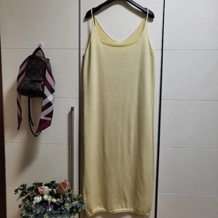 [BUNJANG] FABRICOLOGY Lemon Knit Dress (Size 55) / 패브릭컬러지 레몬 니트 원피스(55)