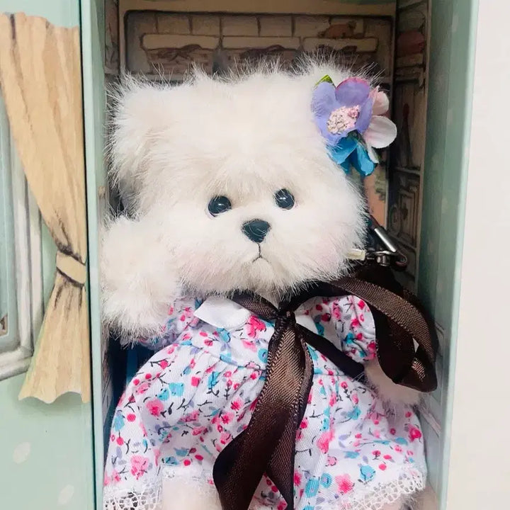 [BUNJANG] Teddy Tales Lena Bear Forget-Me-Not XS Keyring / 테디테일즈 레나베어 물망초  xs키링 저렴하게 판매합니다.