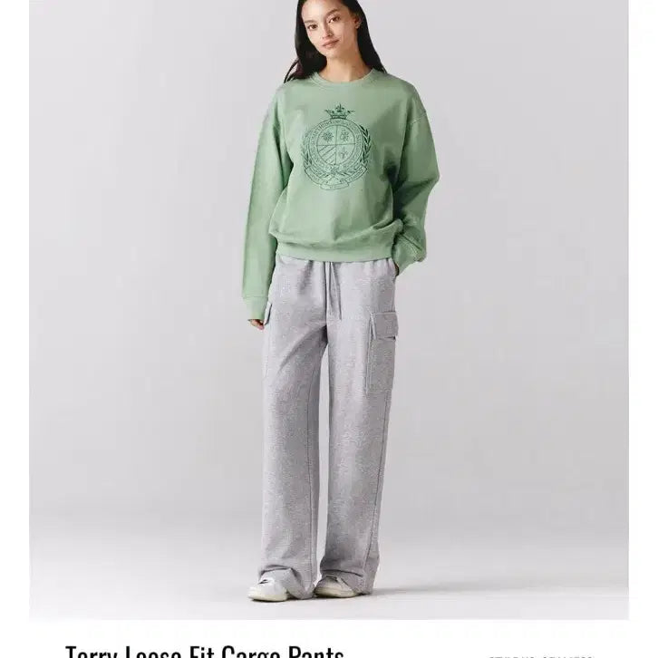 [BUNJANG] Giordano Terry Cargo Pants Size S / 지오다노 테리 카고팬츠 사이즈s