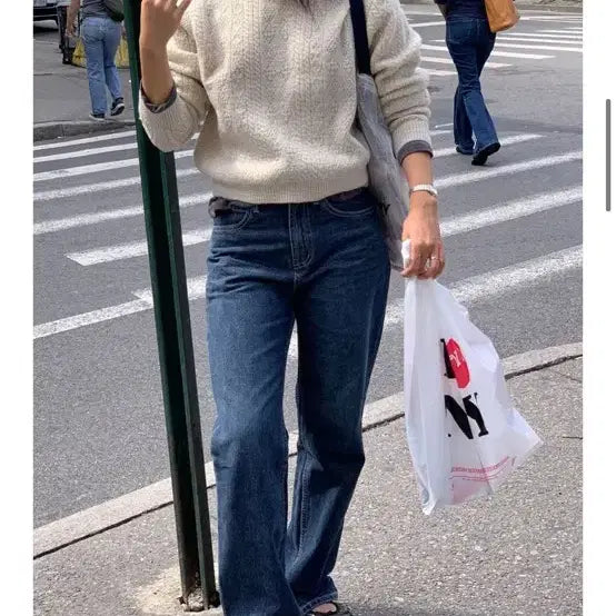 [BUNJANG] Haig Dark Wash Straight Fit Denim Jeans / 헤이그 청바지