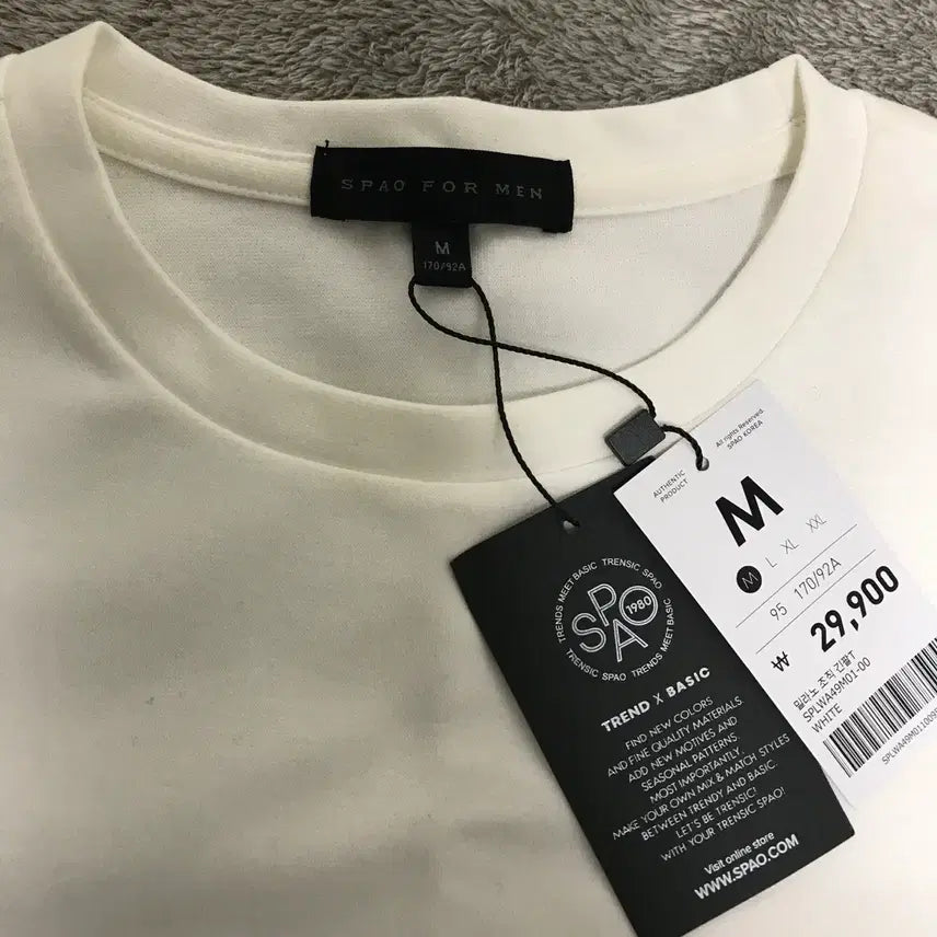 [BUNJANG] Spao Milano Long Sleeve T-Shirt (Size M) / [새제품] 스파오 밀라노 긴팔 티셔츠 M사이즈