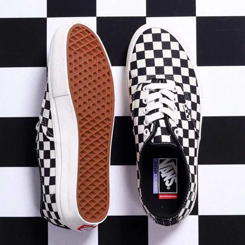 [BUNJANG] Vans Skate Authentic Black Checkerboard / (280) 반스 스케이트 어센틱 블랙 체커보드