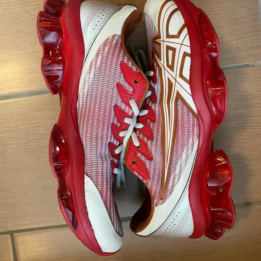 [BUNJANG] Kiko Kostadinov x ASICS Gel-Quantum Levitrack Red 285 / [285] 키코 아식스 젤퀀텀 레비트랙 레드
