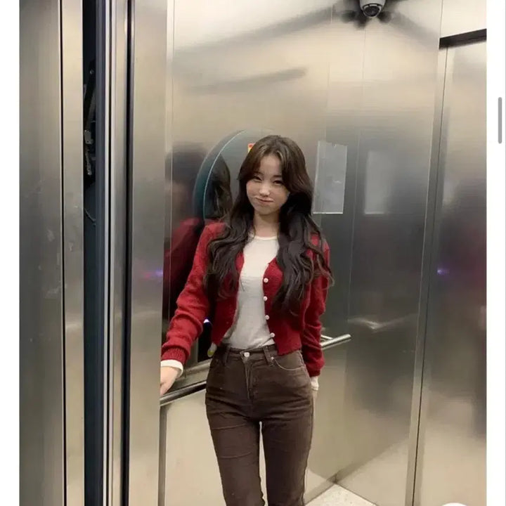 [BUNJANG] Young &amp; Rich Suede Bootcut Pants Brown / 에이블리 영앤리치 스웨이드 부츠컷 팬츠 브라운
