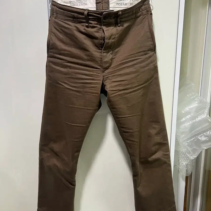 [BUNJANG] RRL Dark Brown Twill Field Pants / RRL 다크브라운 트윌 필드 팬츠