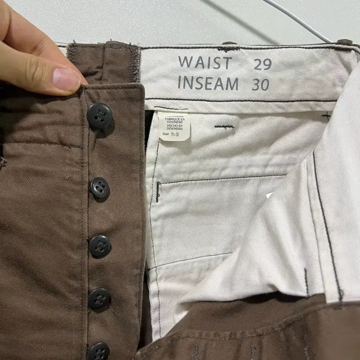 [BUNJANG] RRL Dark Brown Twill Field Pants / RRL 다크브라운 트윌 필드 팬츠