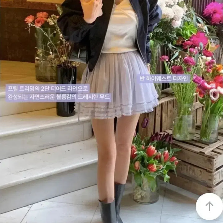 [BUNJANG] Modern Robe Fiene Tulle Layered Mini Skirt / 모던로브 피네 튜튜 샤스커트 캉캉스커트 미니스커트
