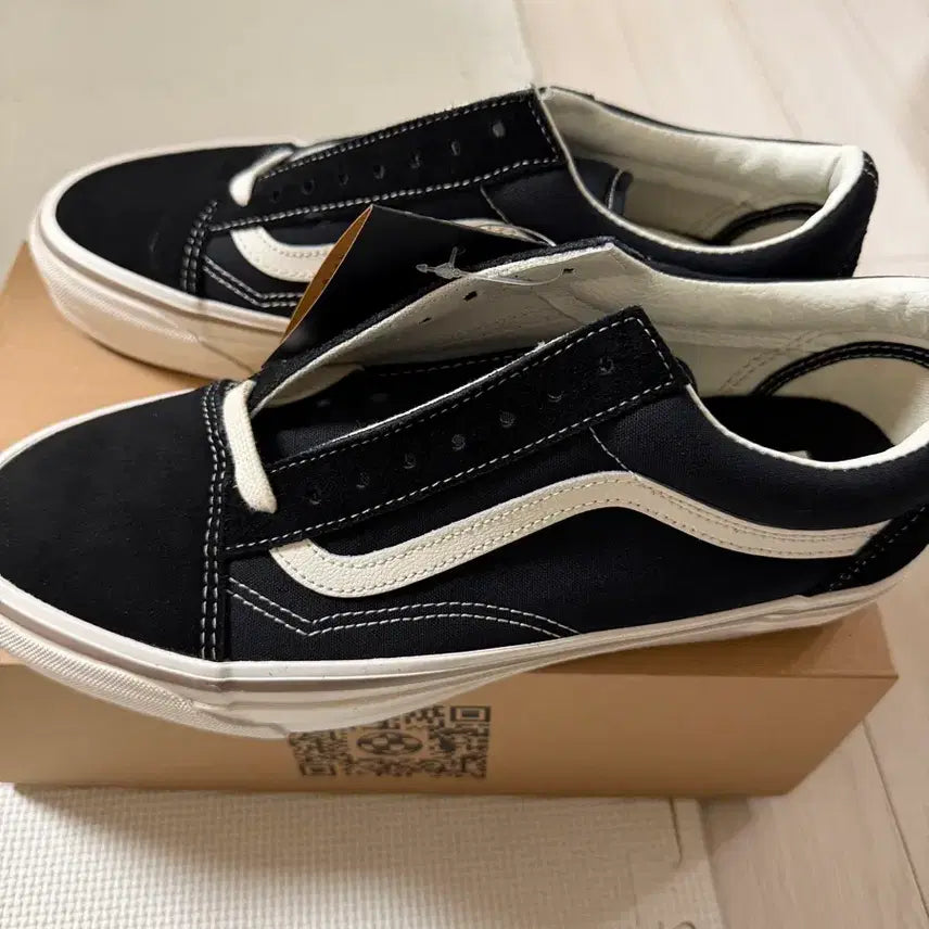 [BUNJANG] Vans Old Skool Black &amp; Marshmallow / (새상품)반스 올드스쿨 블랙 앤 마시멜로우