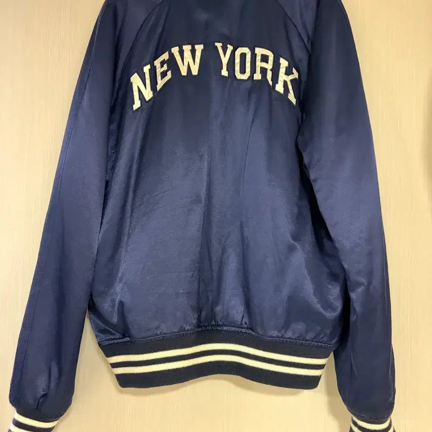 [BUNJANG] Polo Ralph Lauren New York Varsity Satin Jacket L / 폴로 랄프로렌 뉴욕 바시티 새틴 자켓 L