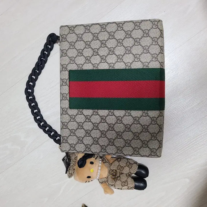 [BUNJANG] Gucci GG Supreme Clutch Bag / 구찌 GG 수프림  클러치백
