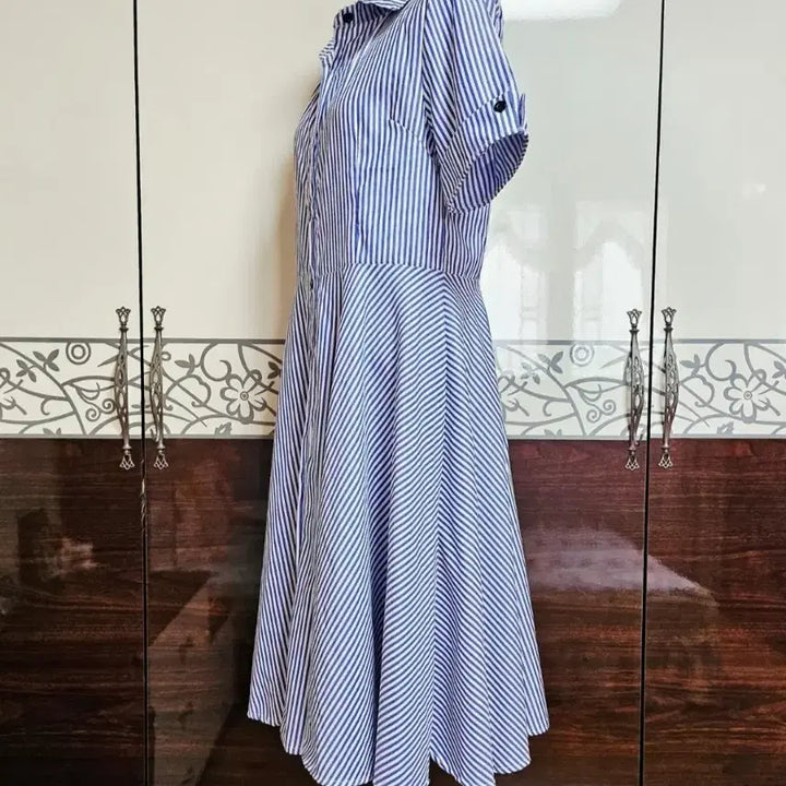 [BUNJANG] Striped One-Piece Dress / 줄가라 원피스