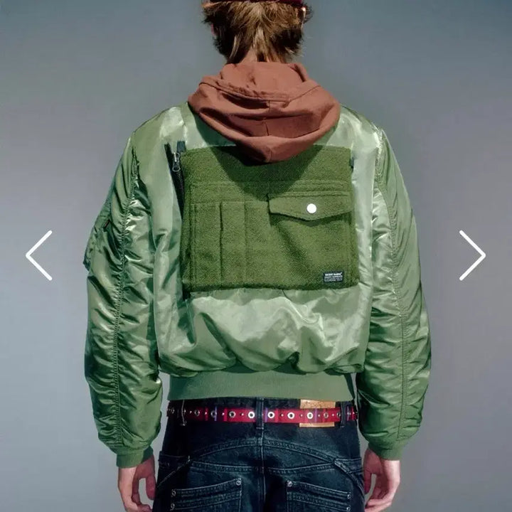 [BUNJANG] Vacant Archive MA-1 Bomber Jacket Khaki XL / 베이컨트 아카이브 항공점퍼 ma1