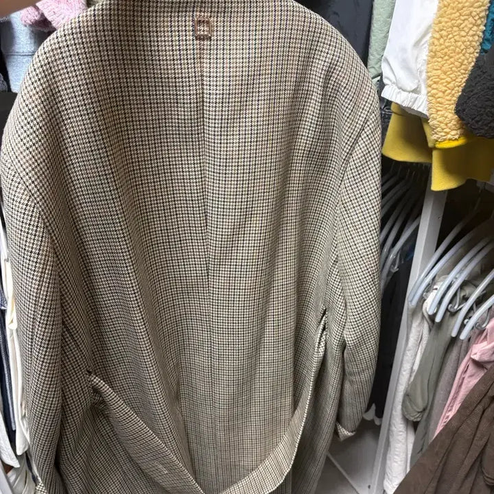 [BUNJANG] Wooyoungmi Check Pattern Jacket Size 52 / 우영미 체크패턴 자켓52