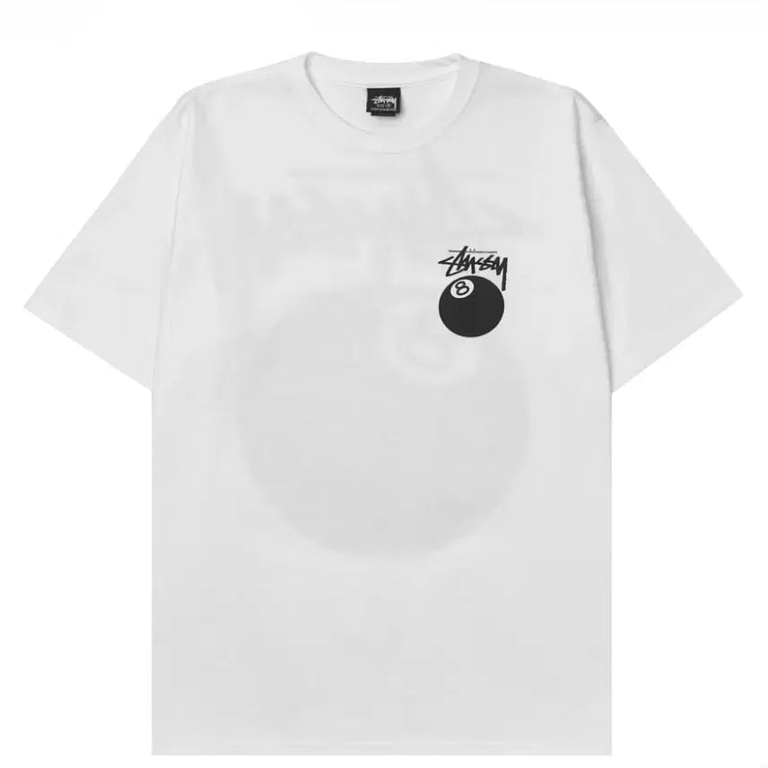 [BUNJANG] Stussy 8 Ball T-Shirt White / 스투시 8볼 티셔츠 화이트 [M,L,XL]