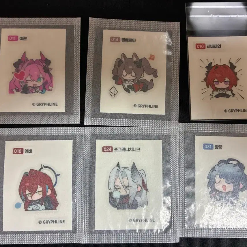 [BUNJANG] Arknights: Endfield Ibon Gilbertia Levatein Ttang Ttang Sticker / 명일방주 엔드필드 띠부씰 이본 질베르타 레바테인 탕탕