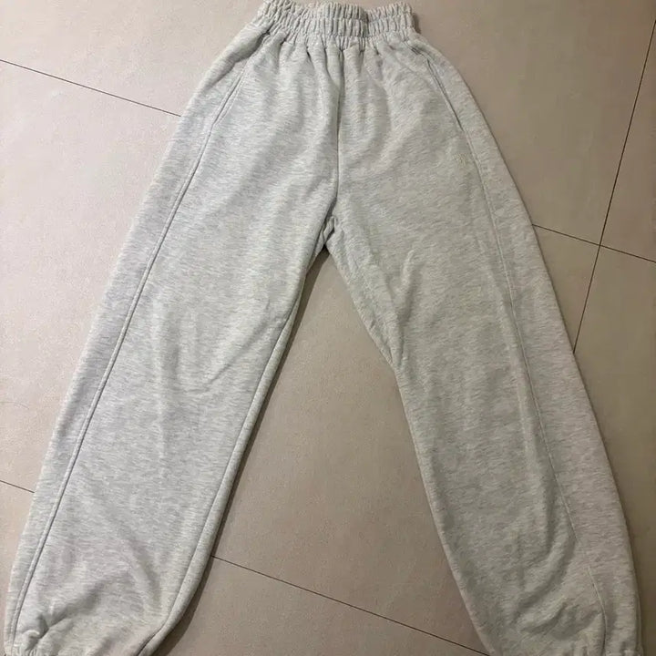 [BUNJANG] Baideli Logo Melange Grey Training Two-Way String Jogger Pants / 베이델리 로고 멜란지 그레이 트레이닝 투웨이 스트링 조거팬츠