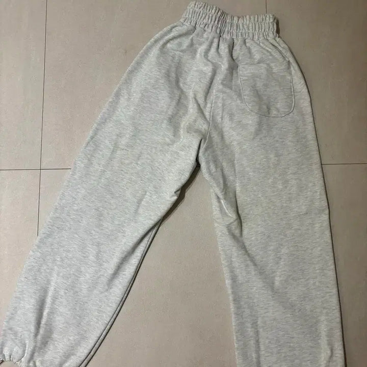 [BUNJANG] Baideli Logo Melange Grey Training Two-Way String Jogger Pants / 베이델리 로고 멜란지 그레이 트레이닝 투웨이 스트링 조거팬츠