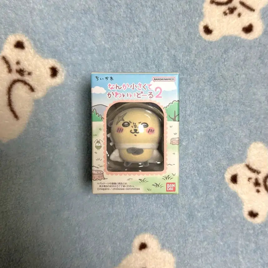 [BUNJANG] Chiikawa Fluffy Doll Figure Series 2 Racco / 치이카와 플로키돌 피규어 2탄 랏코