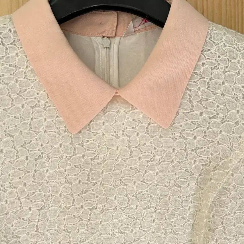 [BUNJANG] SOUP Pink/White Summer Dress Size 55 / (한 번 착용) SOUP 숲 핑크/화이트 여름 원피스 55 사이즈