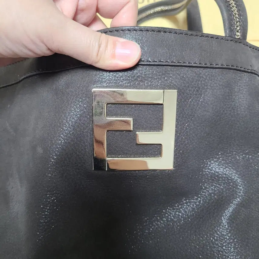 [BUNJANG] Fendi Leather Tote Bag Brown / 펜디 FENDI 가죽 토트백 브라운