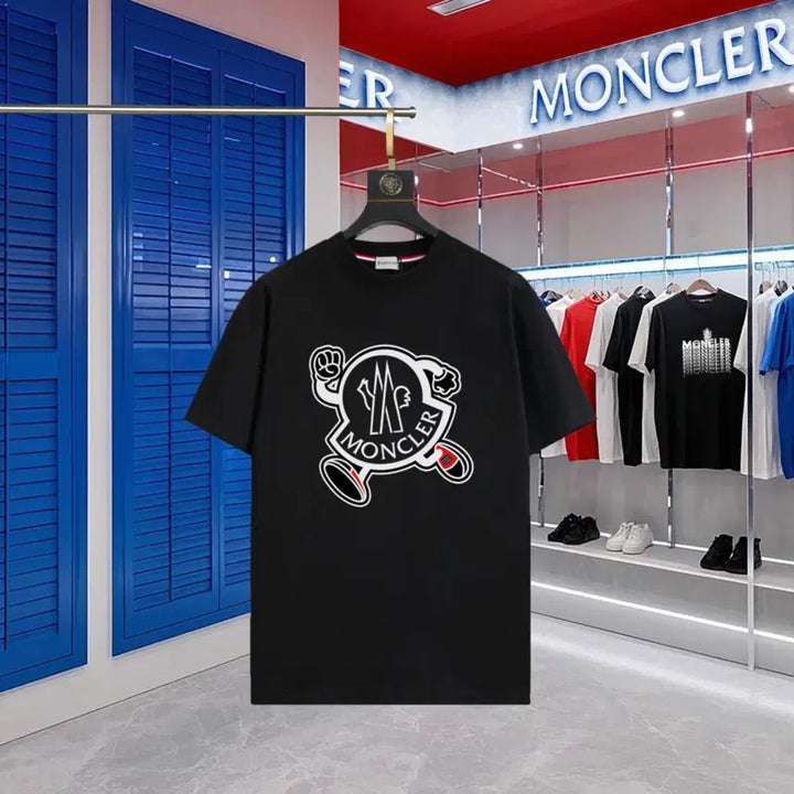 [BUNJANG] Moncler Roundneck Short-Sleeve T-Shirt Big Logo / 몽클레어 라운드넥 반팔티셔츠 여름 남녀공용사이즈 빅로고