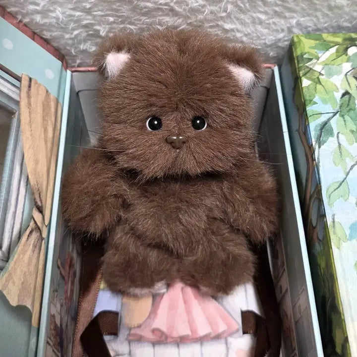 [BUNJANG] Teddy Tales Tiramisu Cat Charm XS (12cm) / 테디테일즈 티라미슈 고양이 키링사이즈 xs (12cm)