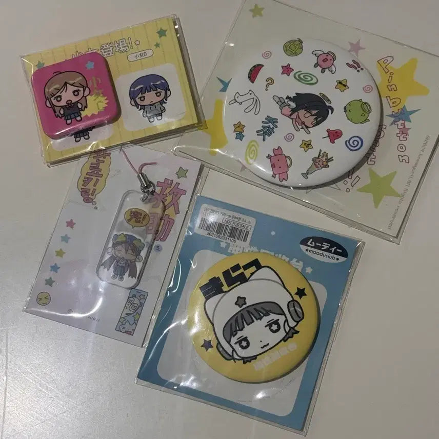 [BUNJANG] Woody Club Kim Yuri Artist Pin Button / 우디클럽 핀버튼 /  김유리작가님 keemyurii 핀버튼