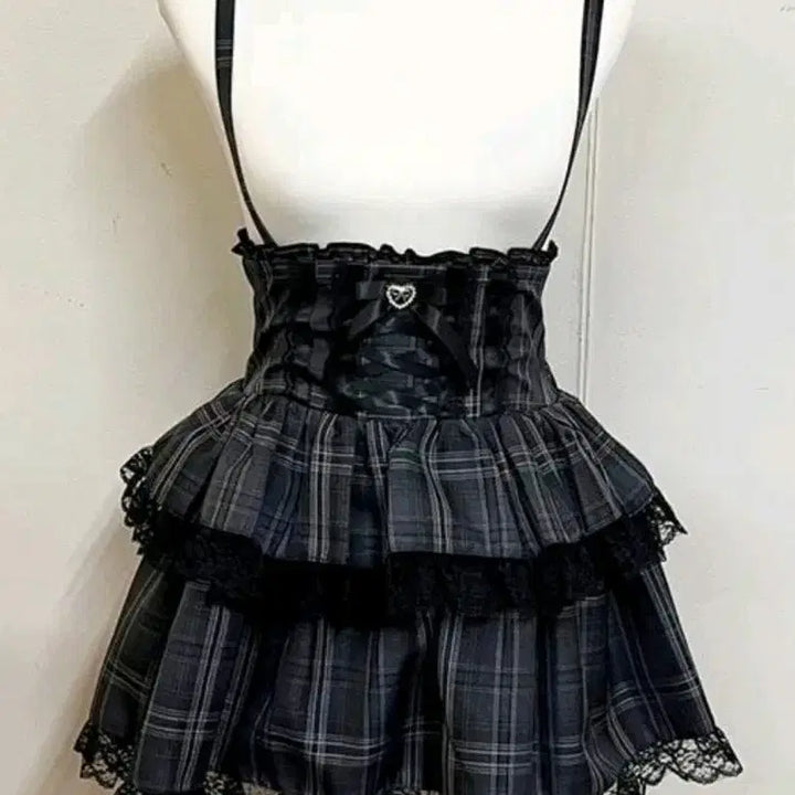 [BUNJANG] MARS High-Waist Lace-Up Volume Skirt (Skort) / 교판) 마즈 MARS 하이웨스트 레이스업 볼륨 스커트 스카판